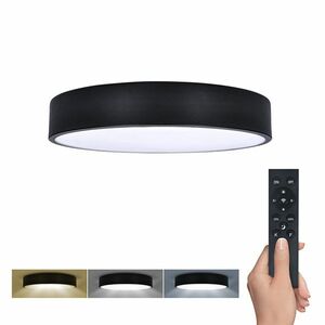 Solight LED osvětlení s dálkový ovladačem LECCE, 36W, 2300lm, 30cm, změna chromatičnosti, stmívatelné, černá WO798-1-B obraz