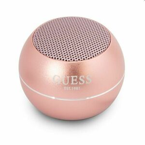 Guess Mini Bluetooth Speaker, růžový obraz