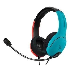 Kabelový headset PDP LVL40 pro Nintendo Switch, Blue/Red obraz