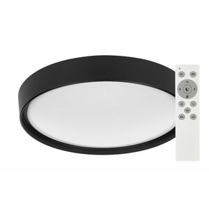 Rabalux SMART WIFI Černé stropní LED svítidlo Achilles kulaté 500mm 40W RGB+CCT s DO 3146 obraz