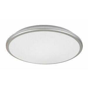 Rabalux Stříbrné stropní LED svítidlo Engon kulaté 380mm 24W 71129 obraz