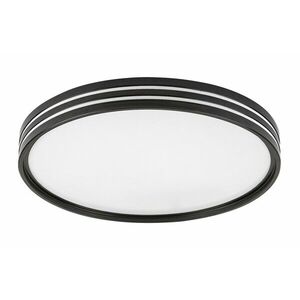 Rabalux Černé stropní LED svítidlo Epora kulaté 390mm 25W 71118 obraz