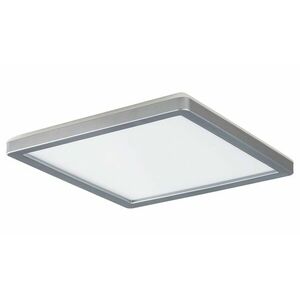 Rabalux Stříbrné stropní LED svítidlo Lambert čtvercové 250x250mm 15W IP44 3359 obraz