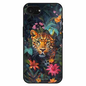 Lesklé pouzdro Exclusive iSaprio - Flower Jaguar - iPhone 16e obraz