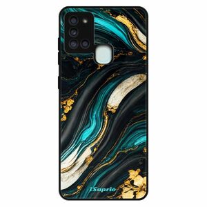 Lesklé pouzdro Exclusive iSaprio - Dark Paint 10 - Samsung Galaxy A21s obraz