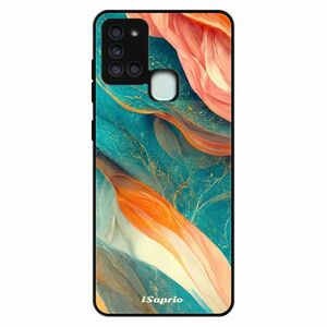 Lesklé pouzdro Exclusive iSaprio - Abstract Marble - Samsung Galaxy A21s obraz
