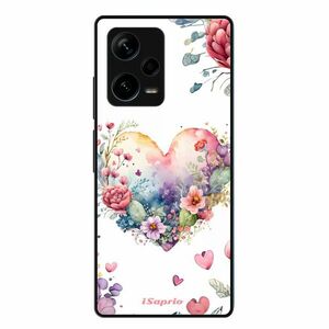 Lesklé pouzdro Exclusive iSaprio - Floral Heart - Xiaomi Redmi Note 12 Pro+ 5G obraz