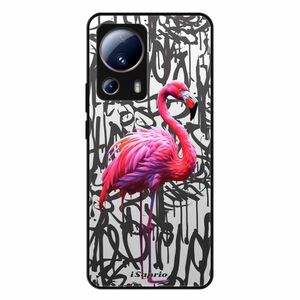 Lesklé pouzdro Exclusive iSaprio - Flamingo Graffiti - Xiaomi 13 Lite obraz