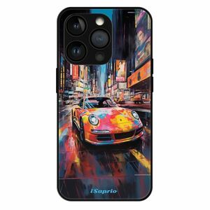 Lesklé pouzdro Exclusive iSaprio - Abstract Porsche - iPhone 14 Pro obraz