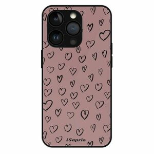 Lesklé pouzdro MagSafe iSaprio - Heart Dark - iPhone 13 Pro obraz