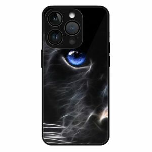Lesklé pouzdro MagSafe iSaprio - Black Puma - iPhone 15 Pro obraz