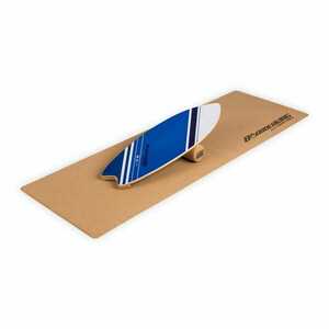BoarderKING Indoorboard Wave, balanční deska, podložka, válec, dřevo/korek obraz