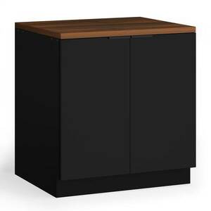 Blumfeldt WoodVista spodní skříňka dřezu, Robustní, Soft-Close závěsy, Hliníkové rukojeti obraz