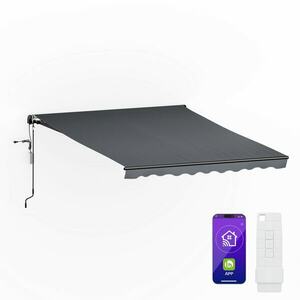 Blumfeldt CloudShade Markýza, Smart Control, UV ochrana, Montáž na zeď obraz