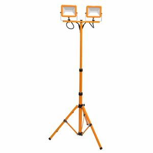 Ecolite LED reflektor stojan, 2x30W, 4000K, 4800lm, IP65, oranž RMLED-2x30W/STJ/ORA obraz