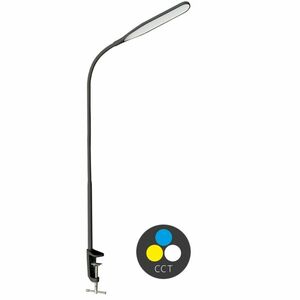 Ecolite LED stmívatelná stolní lampa 10W 500lm CCT černá LU13C-CR obraz