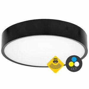 Ecolite LED svítidlo vč. HF senzoru 25W, CCT, 2750lm, IP65, černá WMAT350/HF-25W/CR obraz