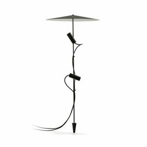 FARO CLAP 1030 lampa se zápichem, černá 2x6W 3000K 38st. se stínítkem 24V obraz