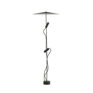 FARO CLAP 1266 stojací lampa, černá 2x6W 3000K 38st. se stínítkem obraz