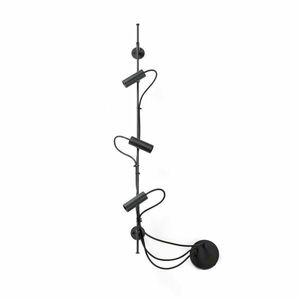 FARO CLAP lineární nástěnné a stropní svítidlo, černá 3x6W 3000K 38st. obraz