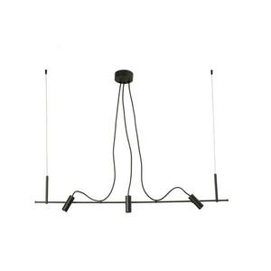 FARO CLAP závěsné svítidlo lineární, černá 3x6W 3000K 38st. obraz