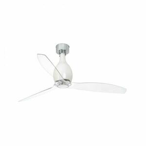 FARO MINI ETERFAN M, bílá/transparentní, stropní ventilátor s DC motorem obraz
