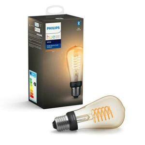 PHILIPS HUE Hue Bluetooth LED White žárovka Filament E27 ST64 7W 550lm 2100K obraz