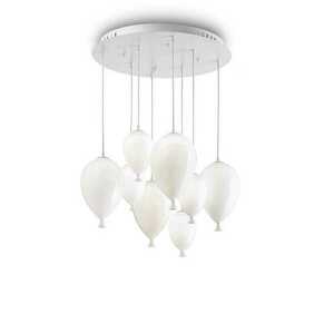 Ideal Lux CLOWN SP8 BIANCO SVÍTIDLO ZÁVĚSNÉ 100883 obraz