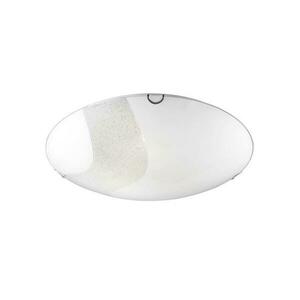 NOVA LUCE stropní svítidlo QUALE bílé sklo a křišťál E27 3x12W 8361602 obraz