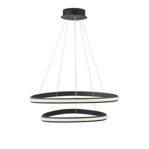 NOVA LUCE závěsné svítidlo ARIES černý hliník a akryl LED 48W 230V 3000K IP20 stmívatelné 9357063 obraz