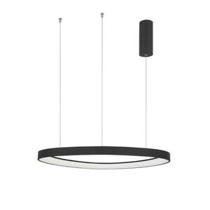 NOVA LUCE závěsné svítidlo ESTEVA černý hliník a akryl LED 48W 230V 3000K IP20 stmívatelné 9053552 obraz