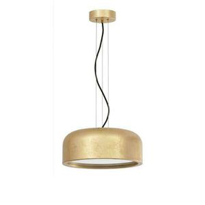 NOVA LUCE závěsné svítidlo PERLETO kov a akrylový difuzor zlatá plátkovaná zvenku matná bílá uvnitř E27 2x12W 230V IP20 bez žárovky 926812 obraz