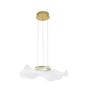 NOVA LUCE závěsné svítidlo SIDERNO zlatý hliník a akryl LED 30W 230V 3000K IP20 9054501 obraz