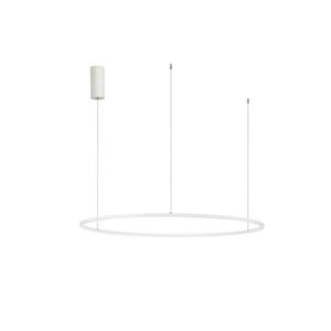 NOVA LUCE závěsné svítidlo TARQUIN bílý hliník a akryl LED 58W 230V 3000K IP20 stmívatelné 9345608 obraz