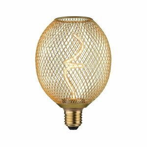 PAULMANN Kovic Glow Standard 230V LED Globe E27 4W 1800K stmívatelné mosaz obraz