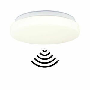PAULMANN LED stropní svítidlo Luiana soumrakové a pohybové čidlo (HF) IP44 3000 - 5700K 230V 16, 5W bílá obraz