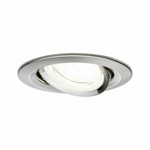 PAULMANN LED vestavné svítidlo Nova Coin samostatné svítidlo kruhové 84mm 50° 2, 8W 230V 4000K kov kartáčovaný obraz