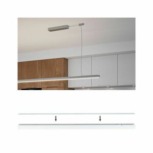 PAULMANN Linion příslušenství rovný kryt bílá 1000x36mm obraz