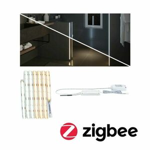 PAULMANN LumiTiles LED pásek Smart Home Zigbee Full-Line COB Slim 2m IP44 6W 544LEDs/m měnitelná bílá 7VA obraz