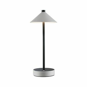 PAULMANN Mobilní stolní lampa Pellini CCT 2W černá mat/béžová obraz