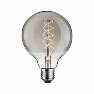 PAULMANN Rustic Shine Standard 230V LED Globe E27 Filament S-Form 4, 2W 1800K stmívatelné kouřové sklo obraz