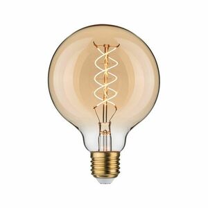 PAULMANN Rustic Shine Standard 230V LED Globe E27 Filament S-Form 4, 2W 1800K stmívatelné zlatá obraz