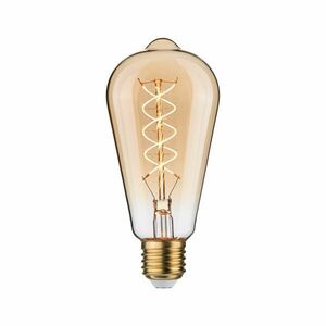 PAULMANN Rustic Shine Standard 230V LED žárovka E27 Filament S-Form 4, 2W 1800K stmívatelné zlatá obraz