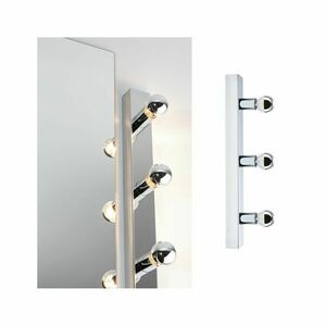 PAULMANN Svítidlo k zrcadlu Regula II IP44 E14 230V max. 3x40W chrom obraz