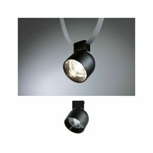 PAULMANN ULine LED spot Ronde 7W 85mm 3000K černá obraz
