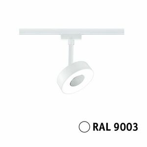 PAULMANN URail LED lištový spot 3-krokové-stmívatelné Circle spot 5W 4000K stmívatelné 230V bílá obraz
