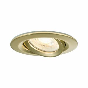 PAULMANN Vestavné svítidlo Nova Plus IP65 kruhové 93mm 30° GU5, 3 / GU10 max. 35W 230/12V zlatá mat obraz