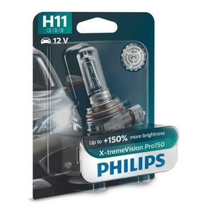 Philips H11 12V 55W PGJ19-2 X-tremeVision Pro150 1ks blistr 12362XVPB1 obraz