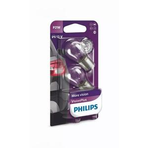 Philips P21W VisionPlus 12V 12498VPB2 obraz