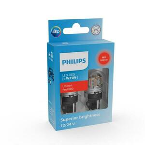 Philips W21W 12V/24V W3x16d Ultinon Pro7000 červená NOECE 2ks 11065RU70X2 obraz